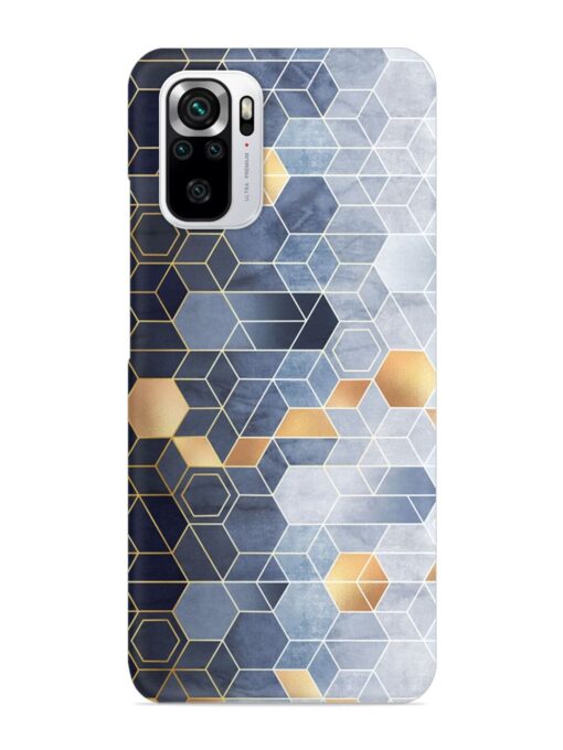 Geometric Abstraction Hexagons Snap Case for Xiaomi Redmi Note 10S Zapvi