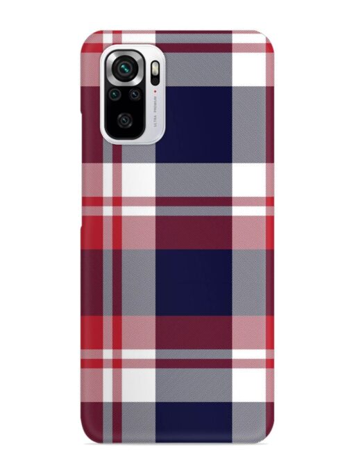 Classic Plaid Tartan Snap Case for Xiaomi Redmi Note 10S Zapvi