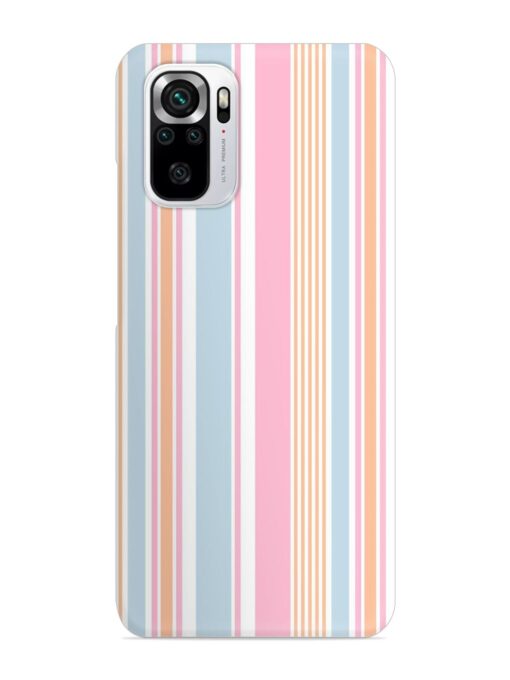 Stripe Seamless Pattern Snap Case for Xiaomi Redmi Note 10S Zapvi