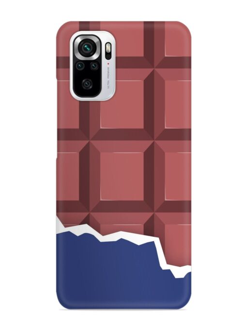 Chocolate Vector Art Snap Case for Xiaomi Redmi Note 10S Zapvi