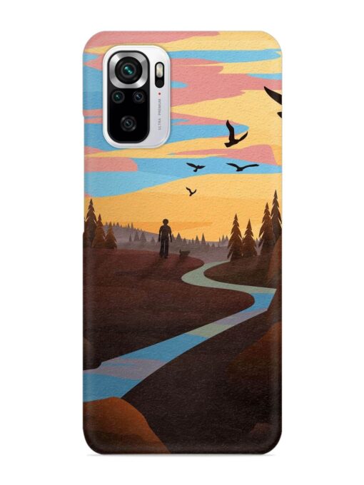 Natural Landscape Art Snap Case for Xiaomi Redmi Note 10S Zapvi