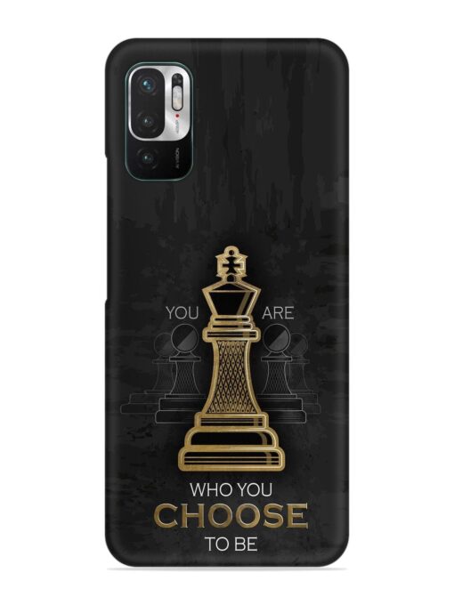 You Are Who Choose To Be Snap Case for Xiaomi Redmi Note 10T (5G) Zapvi