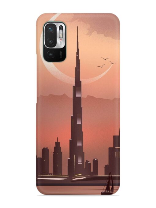 Landmark Burj Khalifa Snap Case for Xiaomi Redmi Note 10T (5G) Zapvi