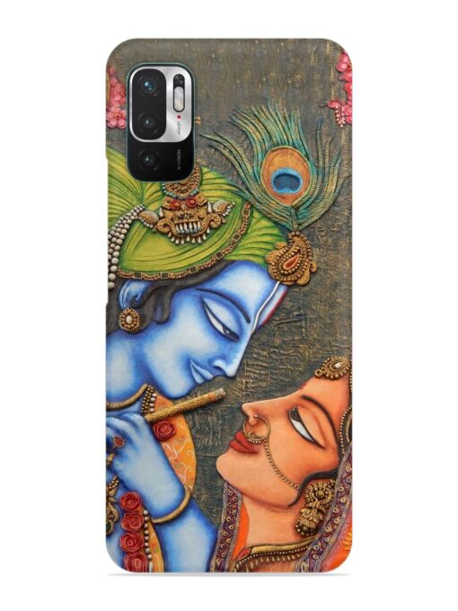 Lord Radha Krishna Flute Art Snap Case for Xiaomi Redmi Note 10T (5G) Zapvi