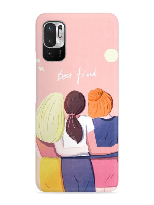 Friendship Day Snap Case for Xiaomi Redmi Note 10T (5G) Zapvi