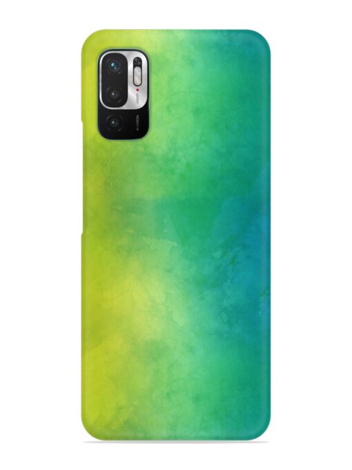 Yellow Green Gradient Snap Case for Xiaomi Redmi Note 10T (5G) Zapvi