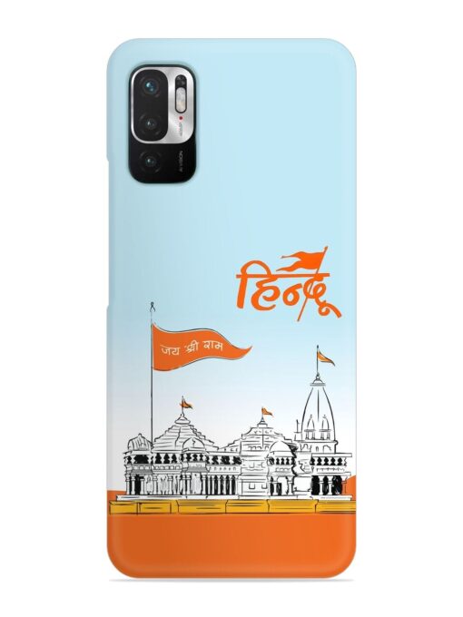 Ram Mandir Hindu Snap Case for Xiaomi Redmi Note 10T (5G) Zapvi