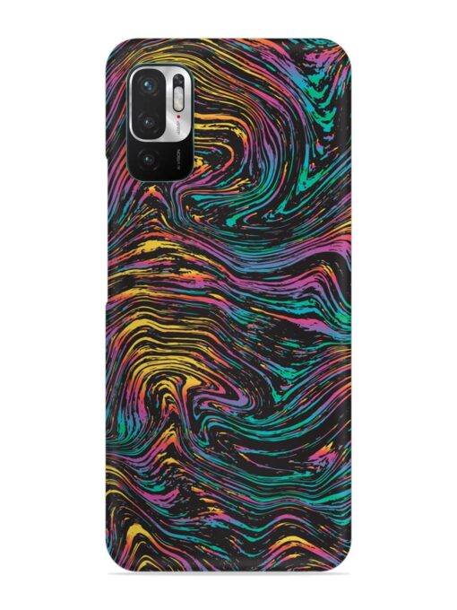 Abstract Liquid Colors Snap Case for Xiaomi Redmi Note 10T (5G) Zapvi