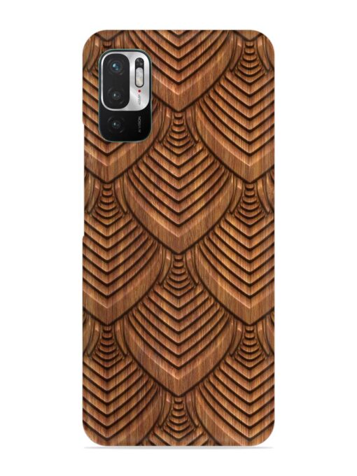 Carved Pattern On Snap Case for Xiaomi Redmi Note 10T (5G) Zapvi