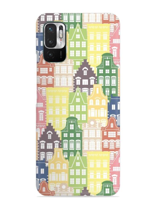 Seamless Shapes Pattern Snap Case for Xiaomi Redmi Note 10T (5G) Zapvi