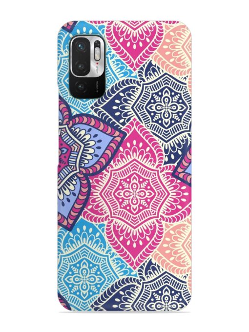 Ethnic Floral Seamless Snap Case for Xiaomi Redmi Note 10T (5G) Zapvi