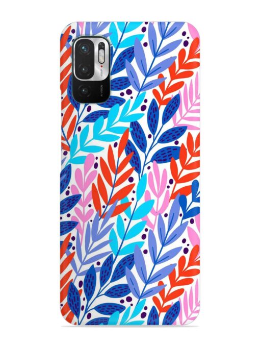 Bright Floral Tropical Snap Case for Xiaomi Redmi Note 10T (5G) Zapvi