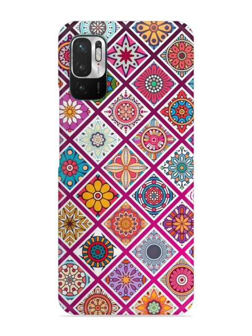 Seamless Tile Pattern Snap Case for Xiaomi Redmi Note 10T (5G) Zapvi