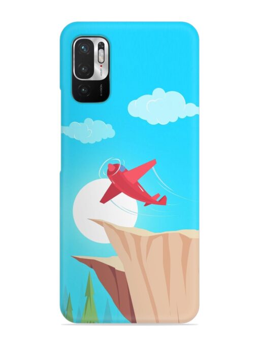 Small Planes In Flight Snap Case for Xiaomi Redmi Note 10T (5G) Zapvi