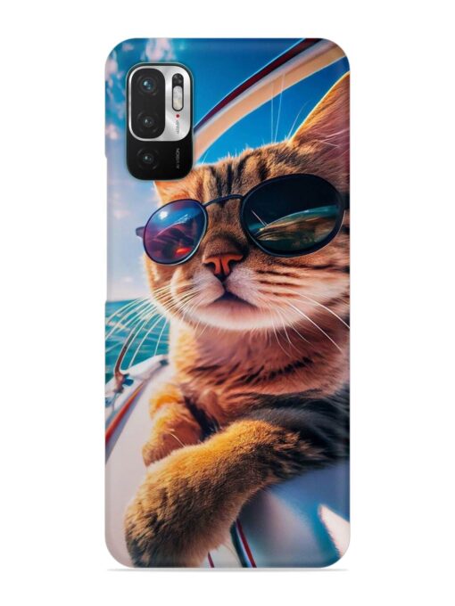 Cat In Style Snap Case for Xiaomi Redmi Note 10T (5G) Zapvi