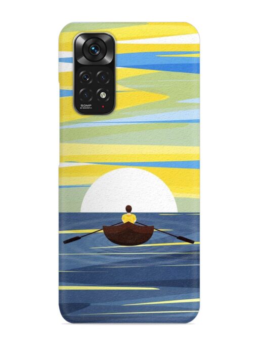 Rowing Person Ferry Paddle Snap Case for Xiaomi Redmi Note 11 Zapvi