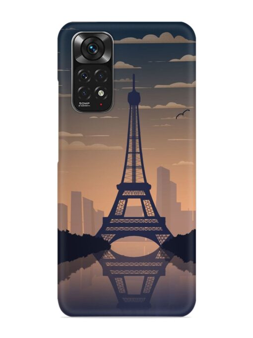 France Paris Eiffel Tower Gradient Snap Case for Xiaomi Redmi Note 11 Zapvi