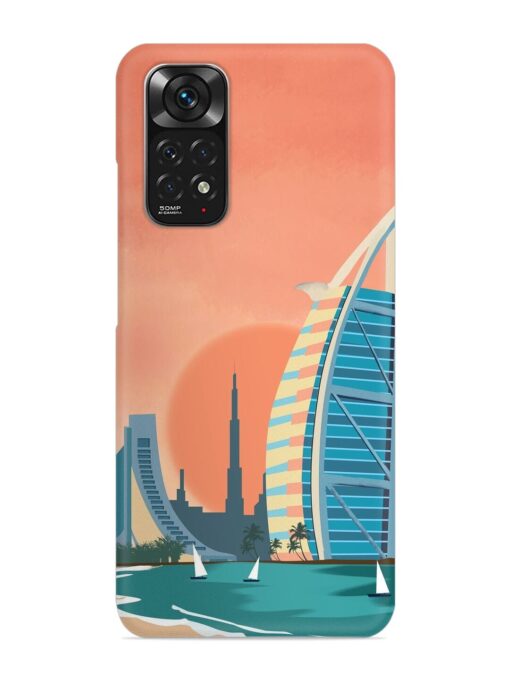 Dubai Architectural Scenery Snap Case for Xiaomi Redmi Note 11 Zapvi