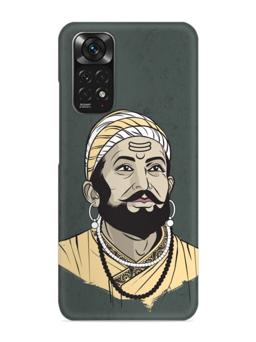 Shivaji Maharaj Vector Art Snap Case for Xiaomi Redmi Note 11 Zapvi