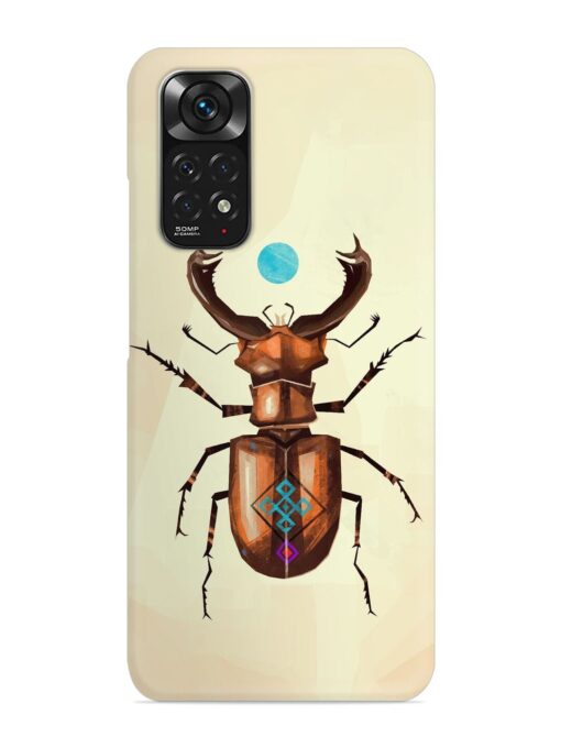 Stag Beetle Vector Snap Case for Xiaomi Redmi Note 11 Zapvi