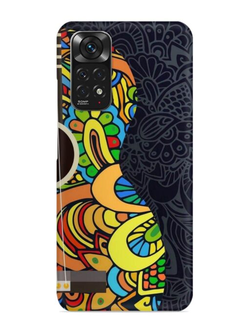 Guitar Vector Art Snap Case for Xiaomi Redmi Note 11 Zapvi