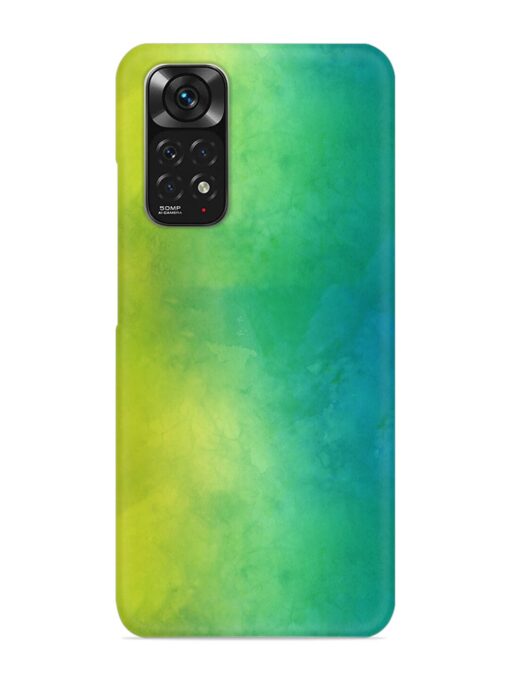 Yellow Green Gradient Snap Case for Xiaomi Redmi Note 11 Zapvi