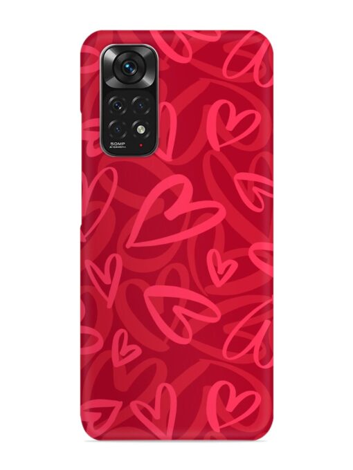 Seamless Romantic Pattern Snap Case for Xiaomi Redmi Note 11 Zapvi