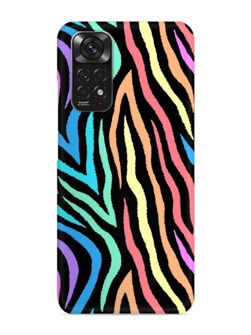 Colorful Abstract Zebra Snap Case for Xiaomi Redmi Note 11 Zapvi