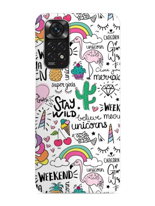 Unicorn Ice Cream Snap Case for Xiaomi Redmi Note 11 Zapvi