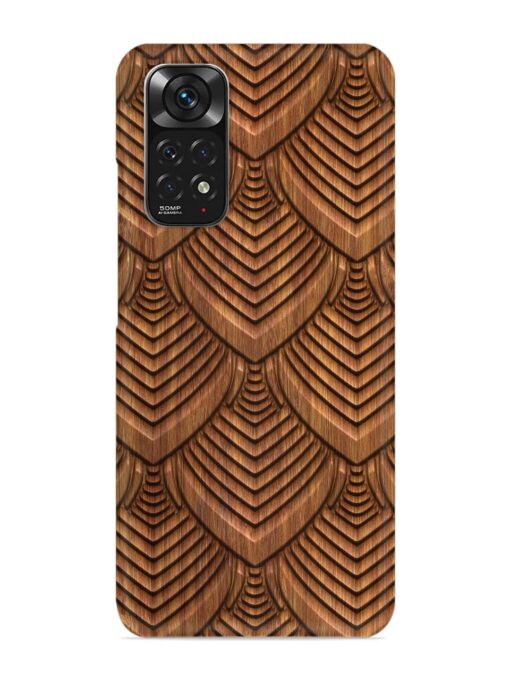 Carved Pattern On Snap Case for Xiaomi Redmi Note 11 Zapvi