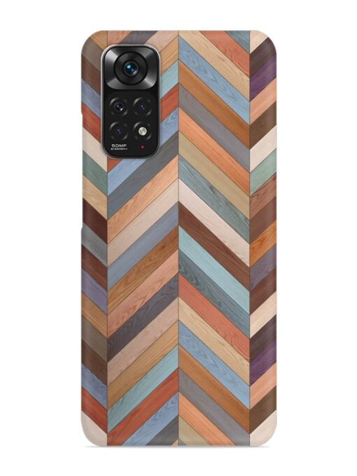 Seamless Wood Parquet Snap Case for Xiaomi Redmi Note 11 Zapvi