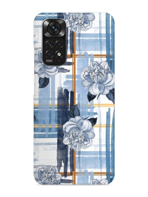 Watercolor Pattern Rose Snap Case for Xiaomi Redmi Note 11 Zapvi