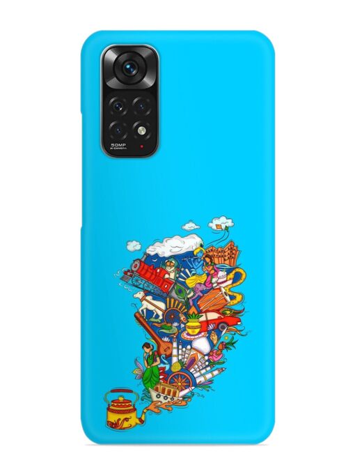 Vector Design Indian Snap Case for Xiaomi Redmi Note 11 Zapvi