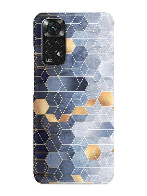 Geometric Abstraction Hexagons Snap Case for Xiaomi Redmi Note 11 Zapvi