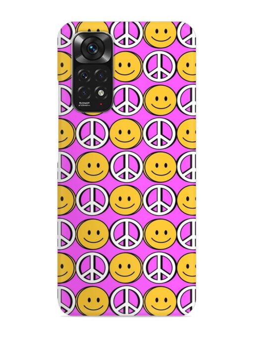 Smiley Face Peace Snap Case for Xiaomi Redmi Note 11 Zapvi