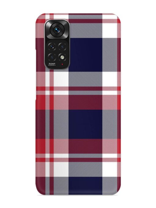 Classic Plaid Tartan Snap Case for Xiaomi Redmi Note 11 Zapvi