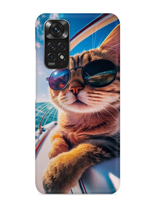 Cat In Style Snap Case for Xiaomi Redmi Note 11 Zapvi