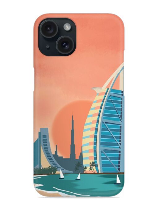 Dubai Architectural Scenery Snap Case Zapvi