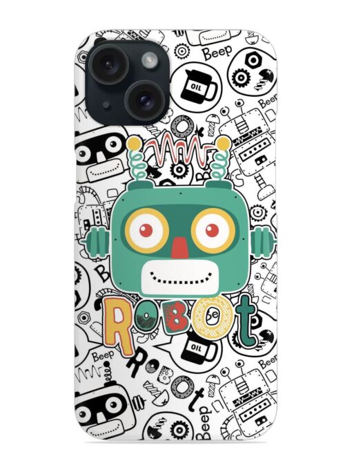 Robot Modern Seamless Pattern Snap Case Zapvi