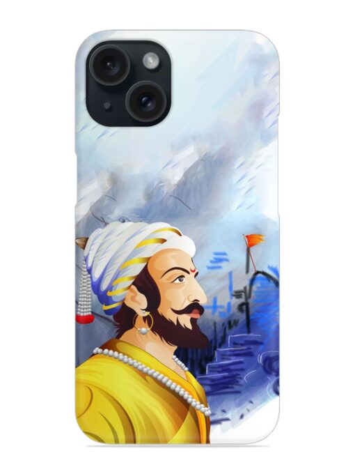 Shivaji Maharaj Color Paint Art Snap Case Zapvi