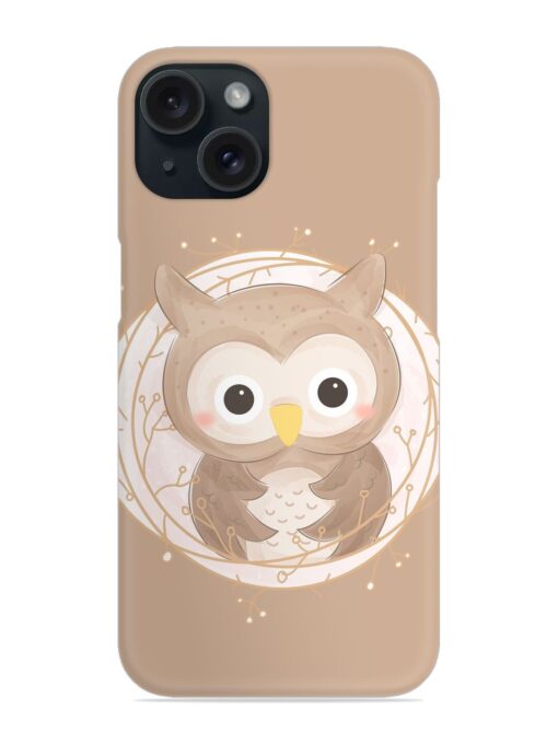 Owl With Cuteness Snap Case Zapvi