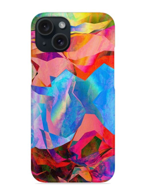 Multi Colored Wavy Pattern Snap Case Zapvi