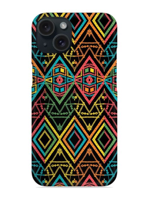 Abstract Zigzag Pattern Snap Case Zapvi