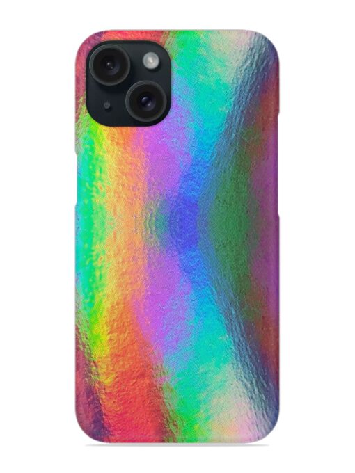 Colorful Holographic Background Snap Case Zapvi