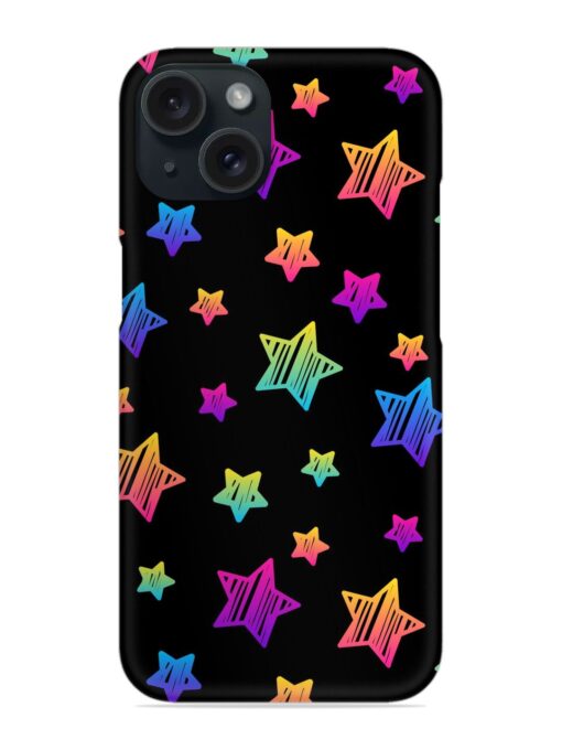 Abstract Black Rainbow Snap Case Zapvi