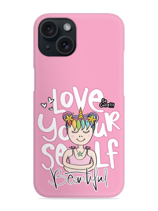 Love Yourself Text Snap Case Zapvi