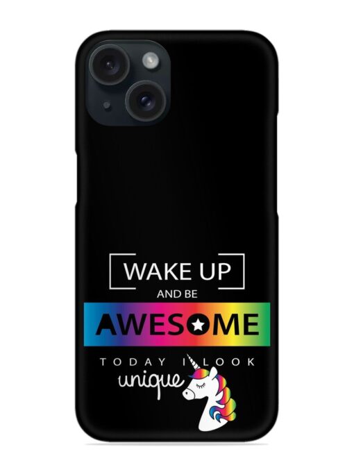 Inspirational Quote Unicorn Snap Case Zapvi