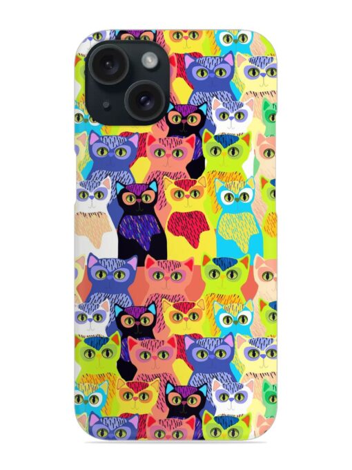 Cute Colorful Cats Snap Case Zapvi