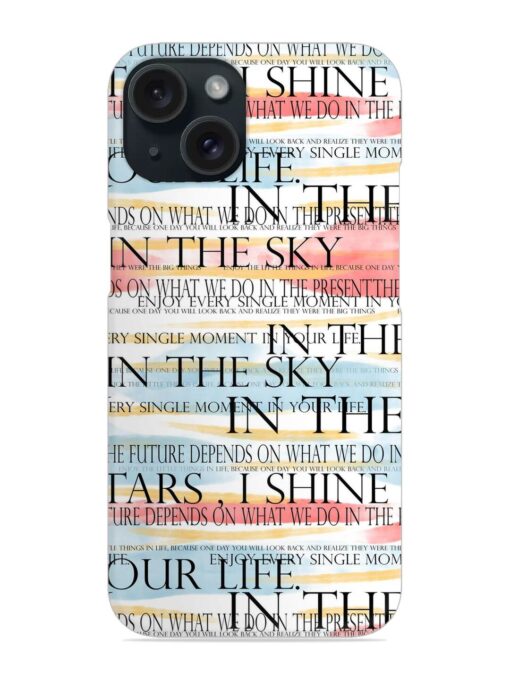 Seamless Slogans Pattern Snap Case Zapvi