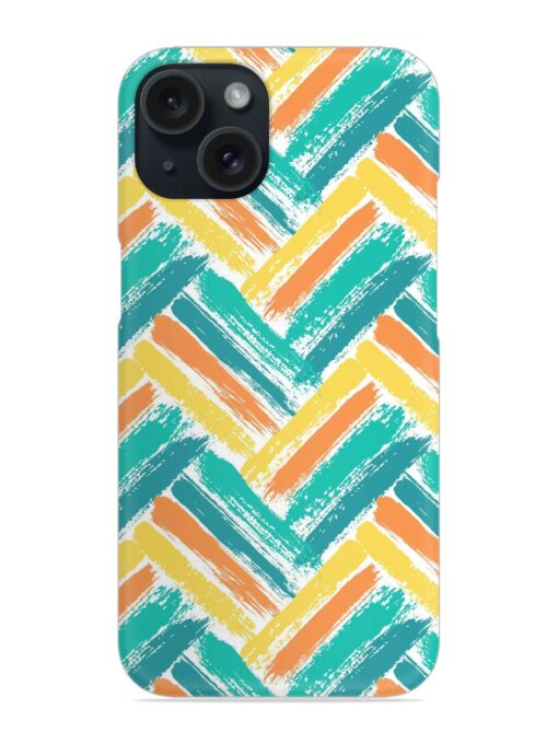 Painted Chevron Pattern Snap Case Zapvi